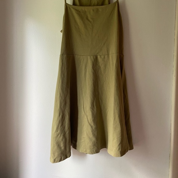 Olive Green Mini Dress - Picture 2 of 4